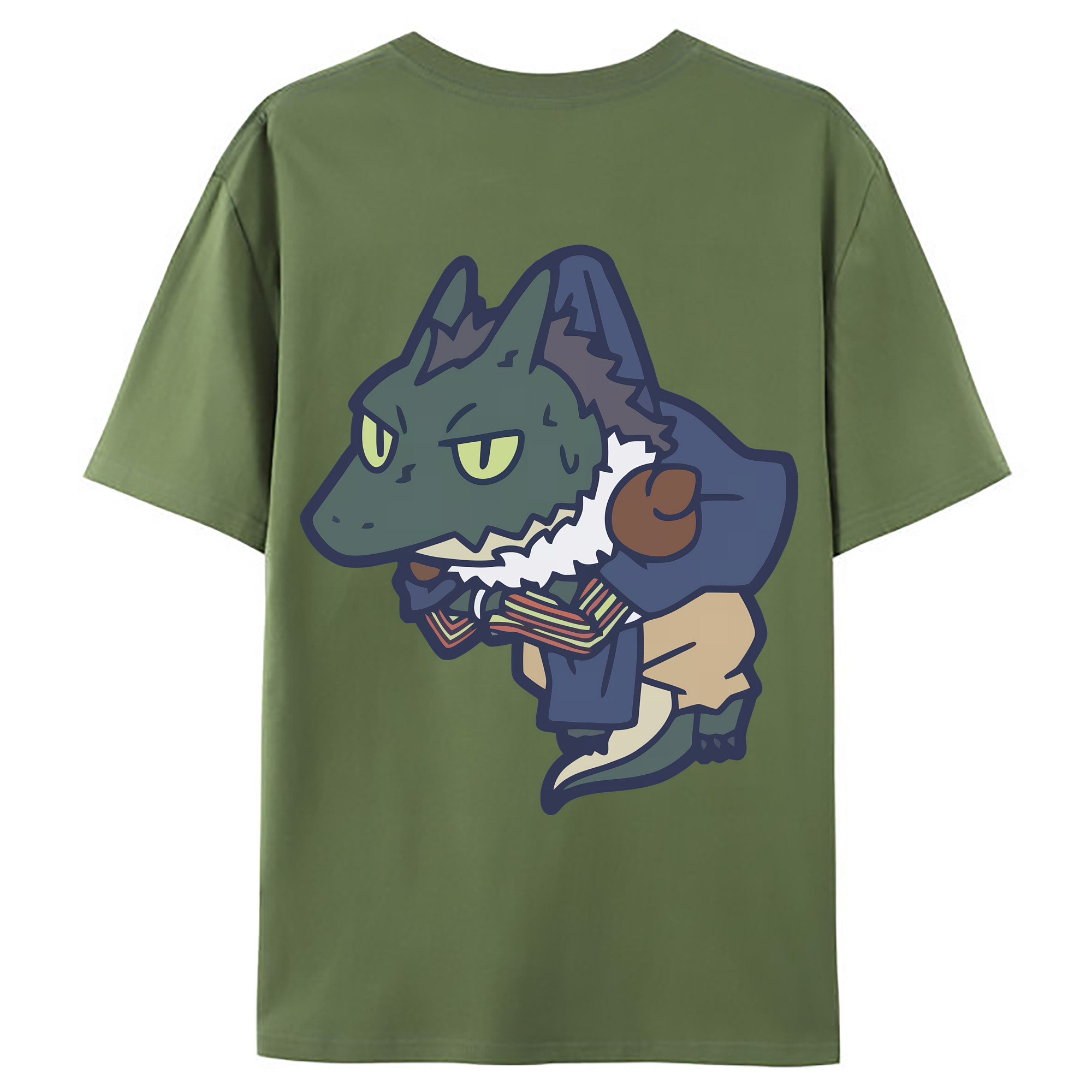 （画像用） 転スラ Regarding Reincarnated to Slime 綿100％ メンズ半袖Tシャツ（バックプリント） 通気性